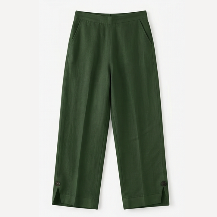 Soft-Stretch Cropped Pants — View 20 | Clova