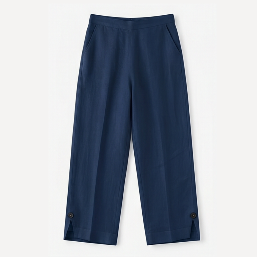 Soft-Stretch Cropped Pants — View 17 | Clova