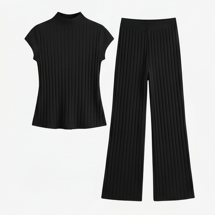 Ribbed Knit Two-Piece Set — View 16 | Clova