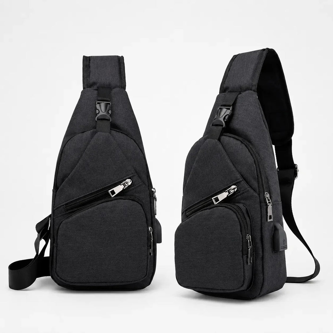 Crossbody Sling Bag with USB Charging Port