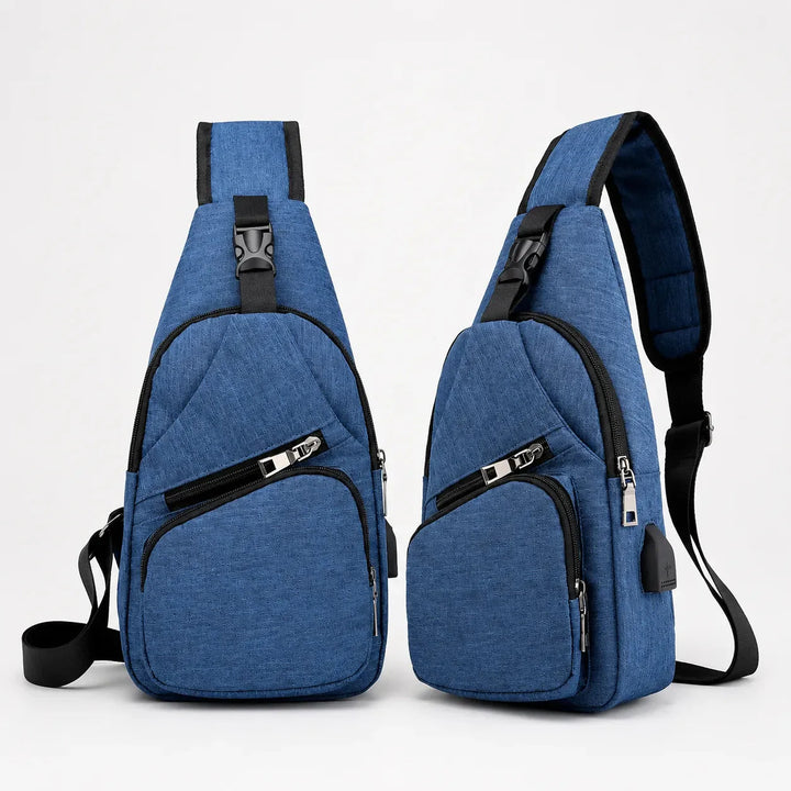 Crossbody Sling Bag with USB Charging Port