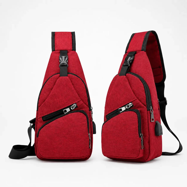 Crossbody Sling Bag with USB Charging Port