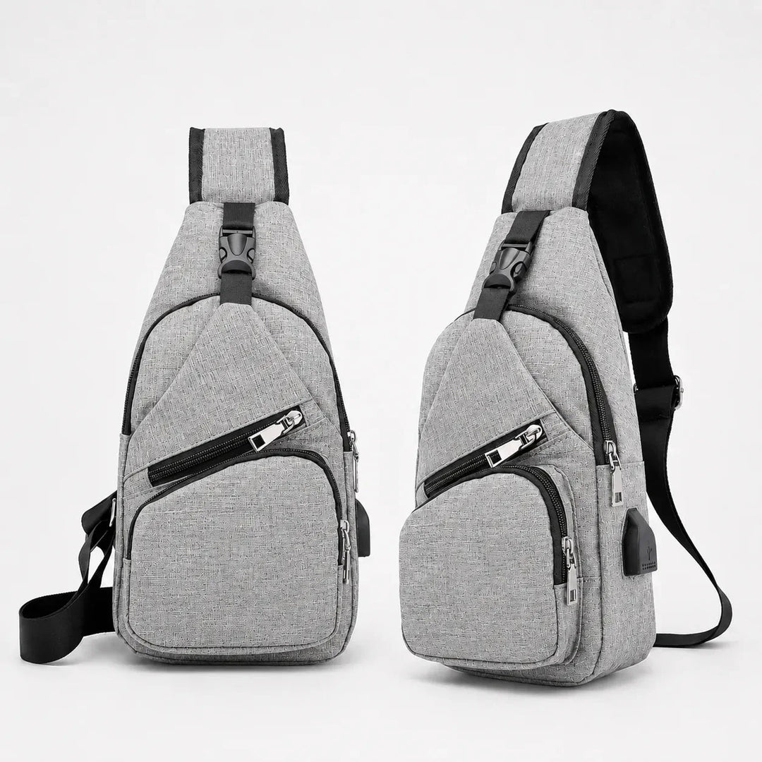 Crossbody Sling Bag with USB Charging Port