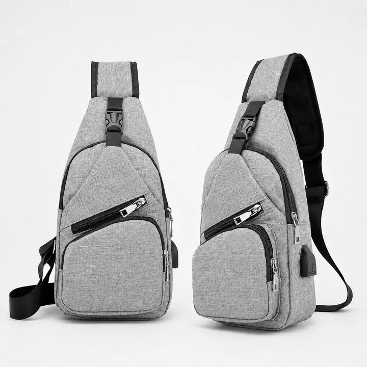 Crossbody Sling Bag with USB Charging Port