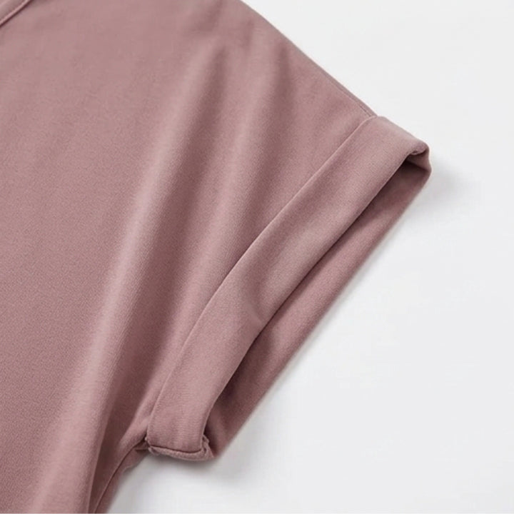 Twist-Knot V-Neck Top for Effortless Everyday Style