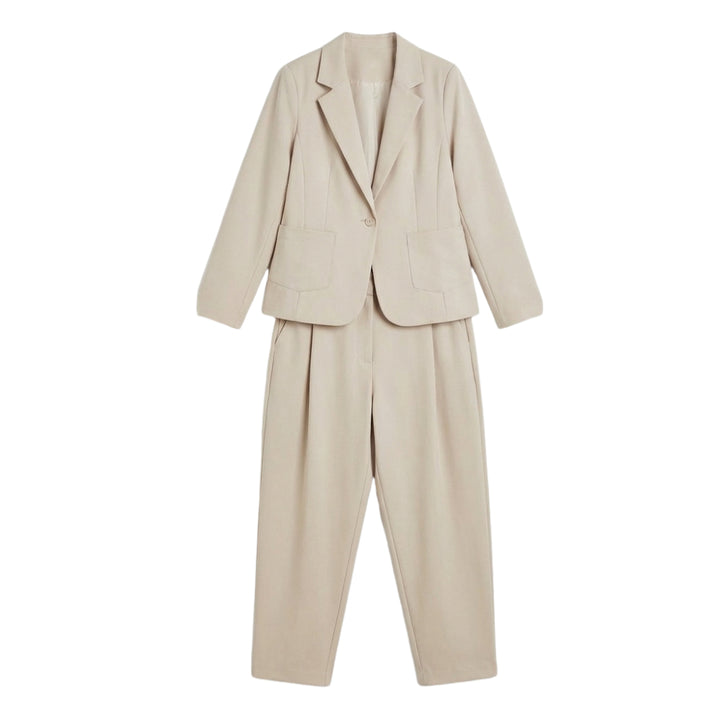 Relaxed Blazer and Trouser Set