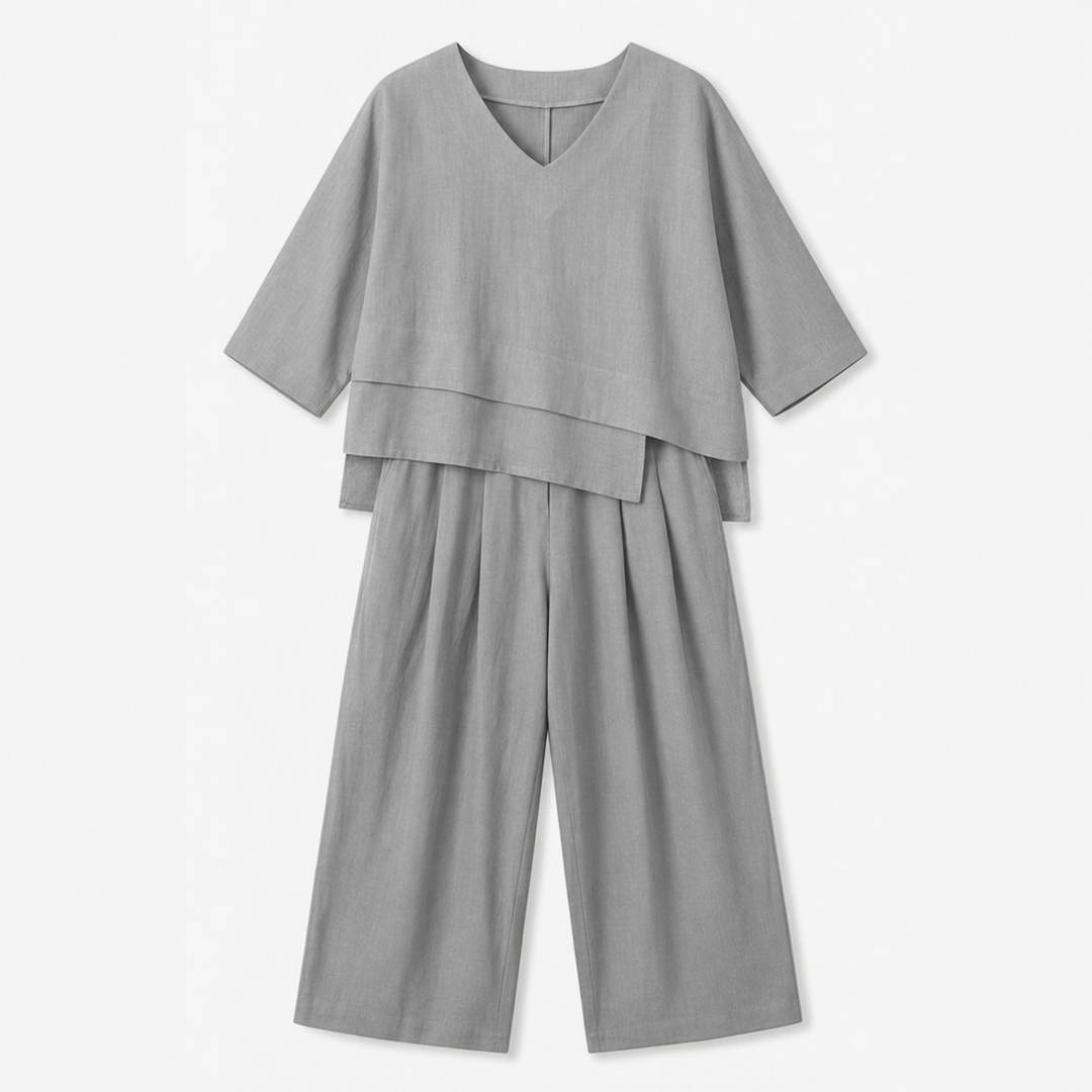 Asymmetric Two-Piece Set — View 13 | Clova