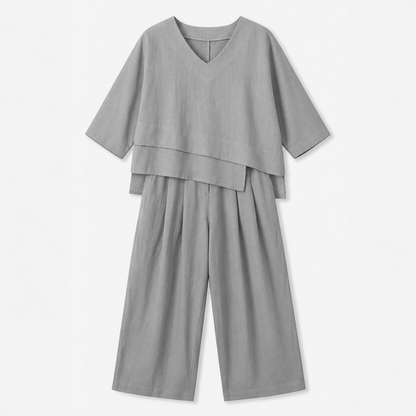 Asymmetric Two-Piece Set — View 13 | Clova