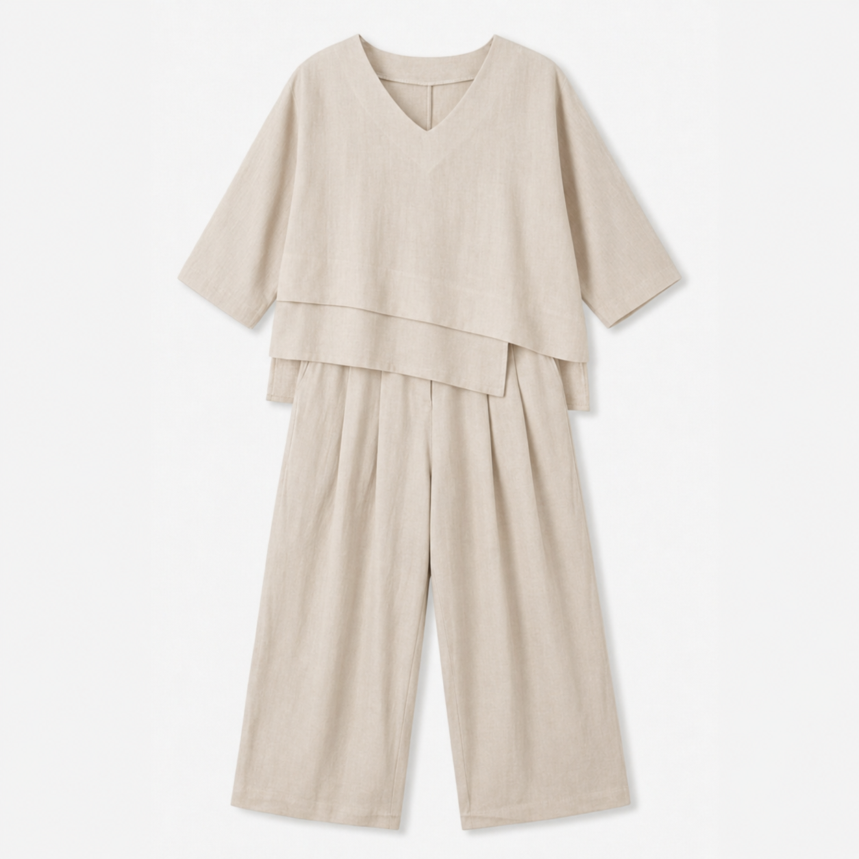 Asymmetric Two-Piece Set — View 12 | Clova