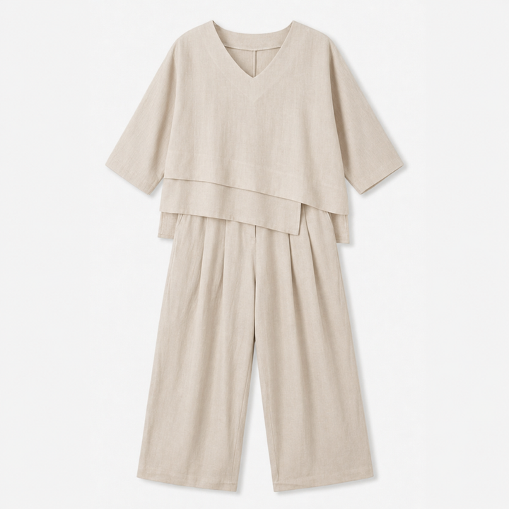 Asymmetric Two-Piece Set — View 12 | Clova