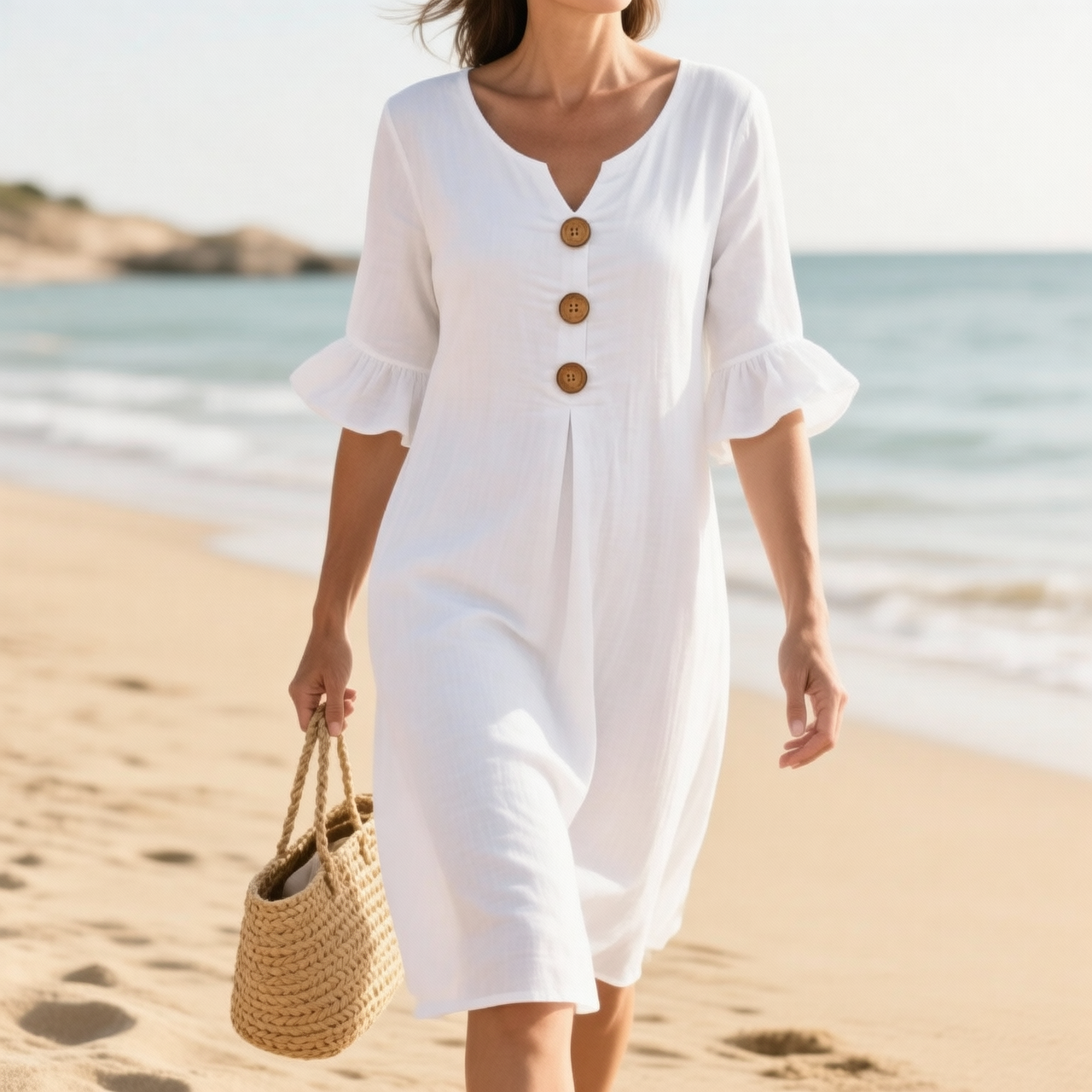 Breezy Summer Shift Dress | Clova Women's Fashion