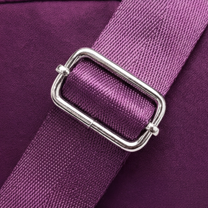 Multi-Pocket Shoulder Bag with Anti-Theft Design