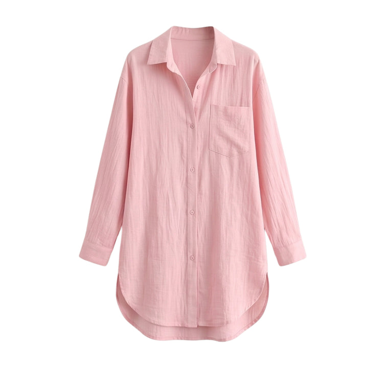 Breathable Cotton Button Up Shirt