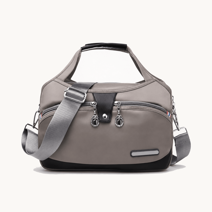 Multi-Pocket Shoulder Bag with Anti-Theft Design