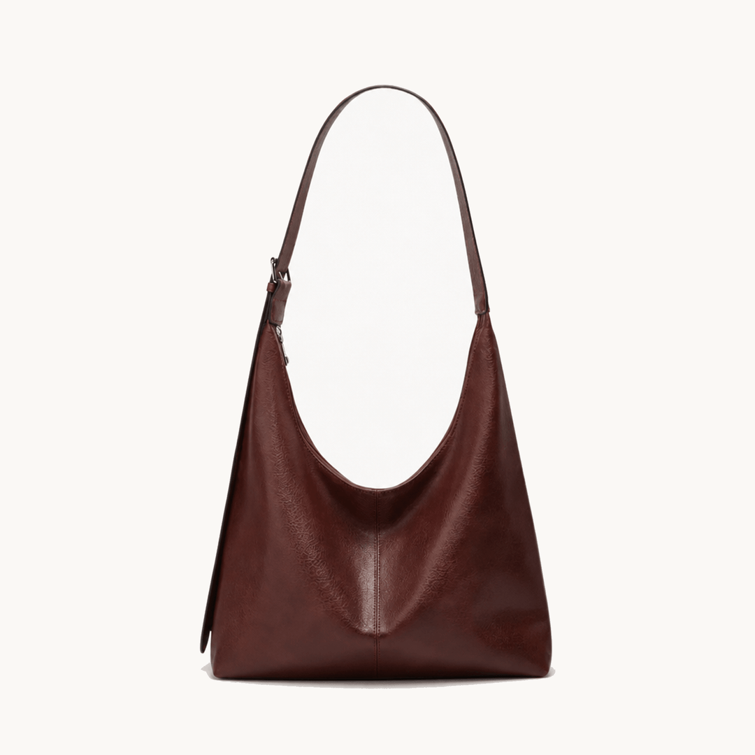 Slouchy Leather Hobo Bag for Everyday