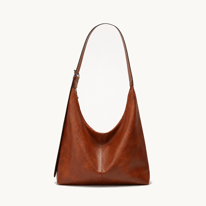 Slouchy Leather Hobo Bag for Everyday