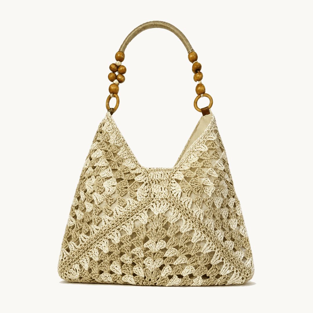 Crochet Summer Tote with Hidden Lining