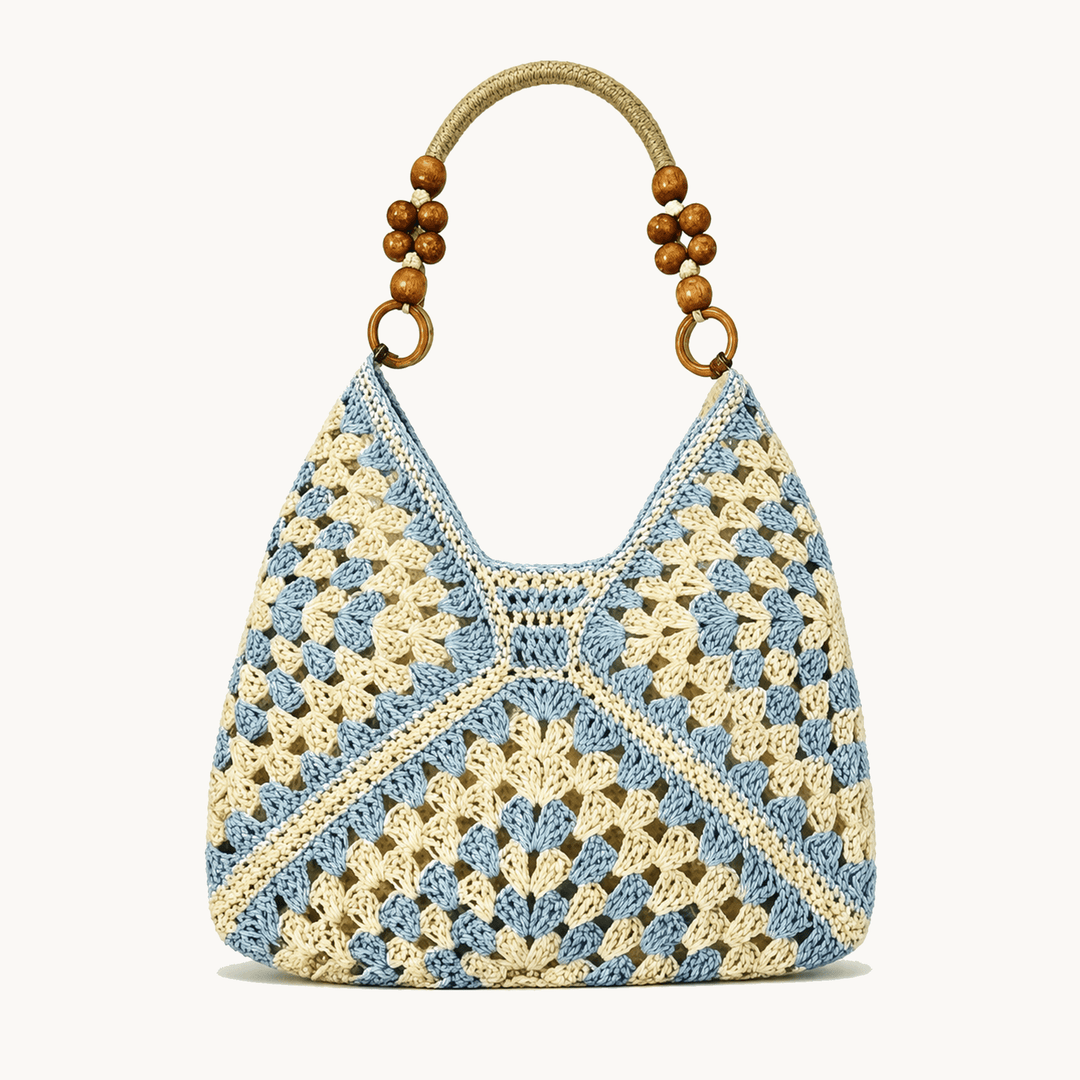 Crochet Summer Tote with Hidden Lining