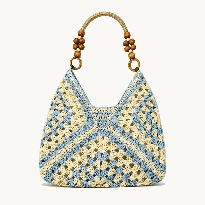 Crochet Summer Tote with Hidden Lining