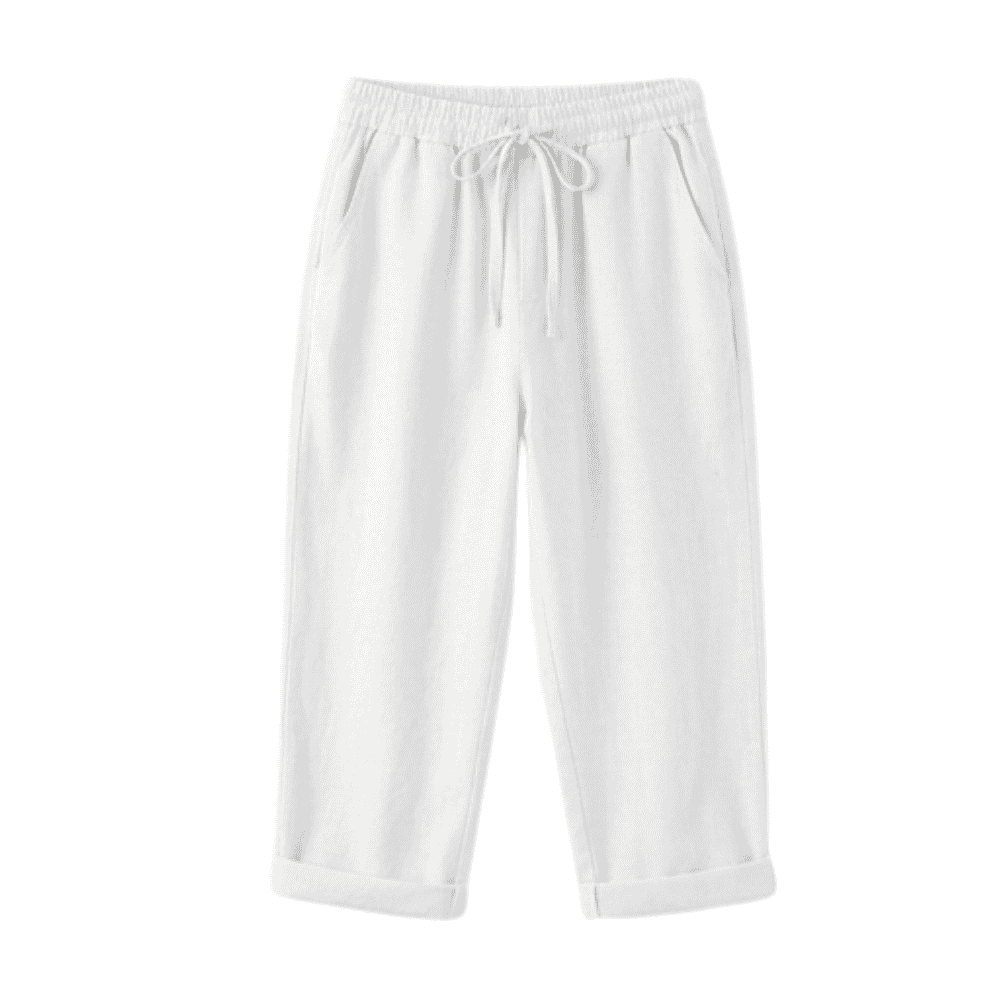 Breathable Drawstring Capris — View 14 | Clova