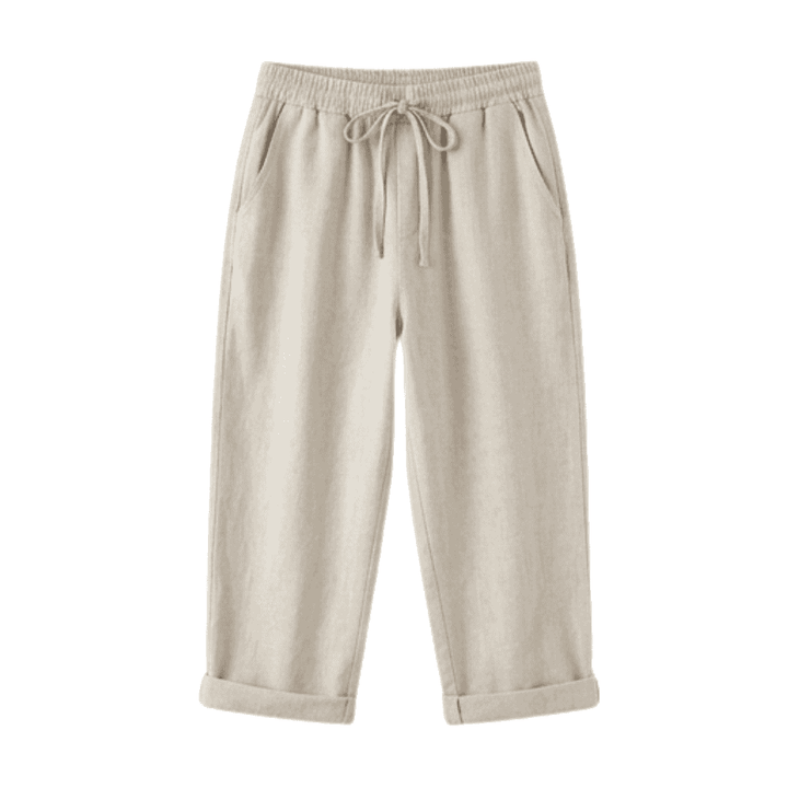 Breathable Drawstring Capris — View 13 | Clova