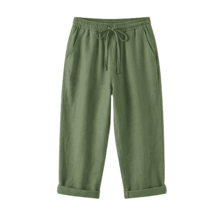 Breathable Drawstring Capris — View 15 | Clova