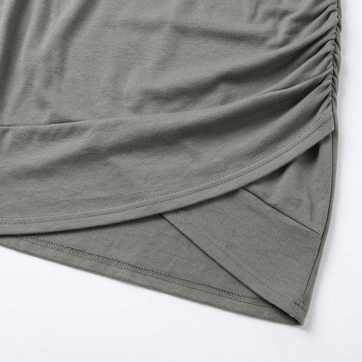 Ruched Sleeveless Bodycon Dress