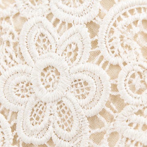 Floral Lace Shoulder Tote