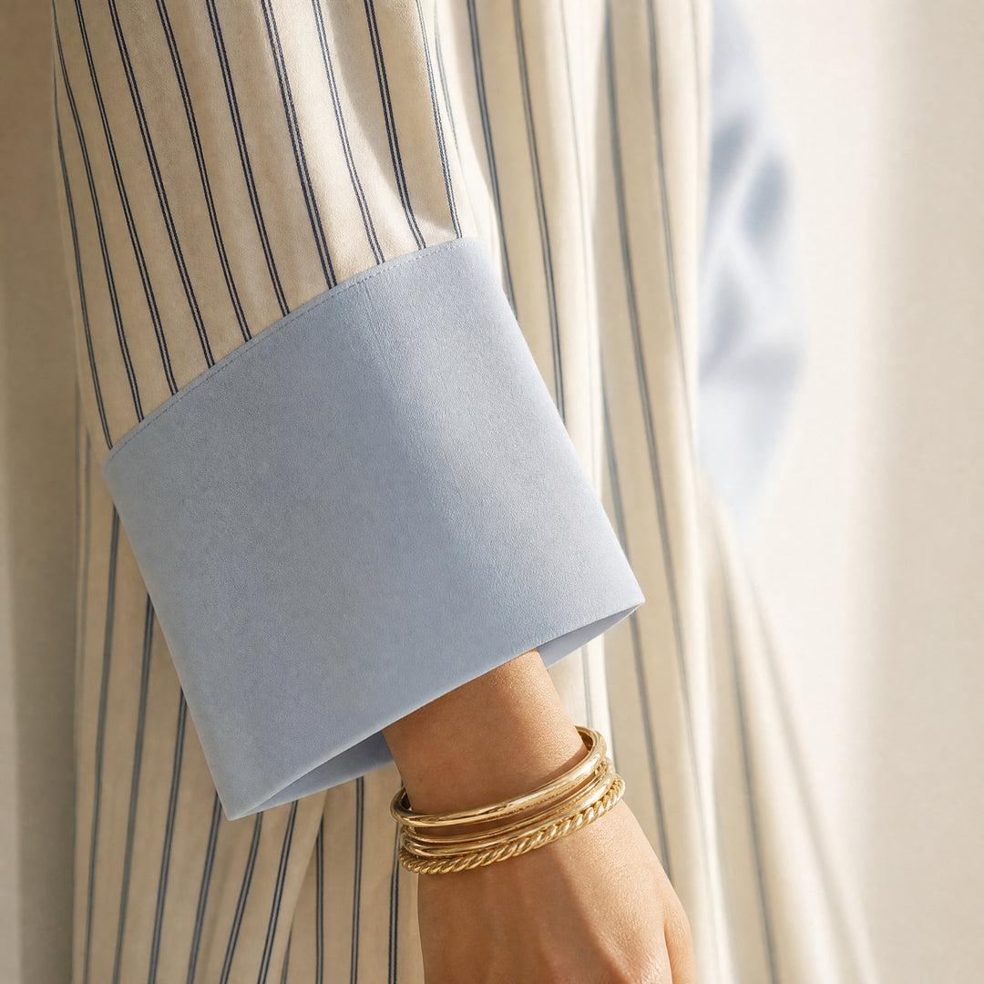 Lightweight Striped Midi Dress