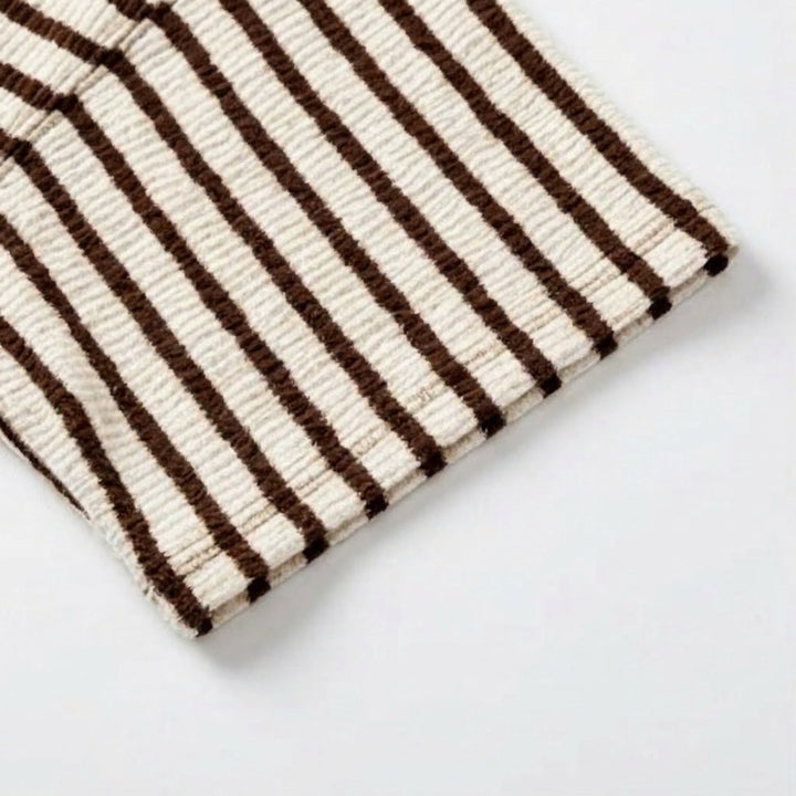 Textured Stripe Relaxed Tee