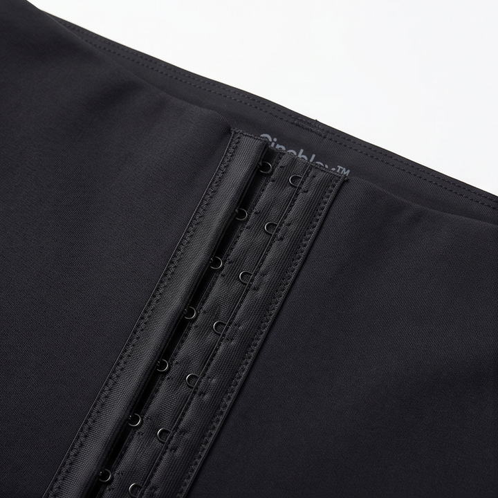 High-Waist Corset Leggings with Adjustable Cinch — View 12 | Clova