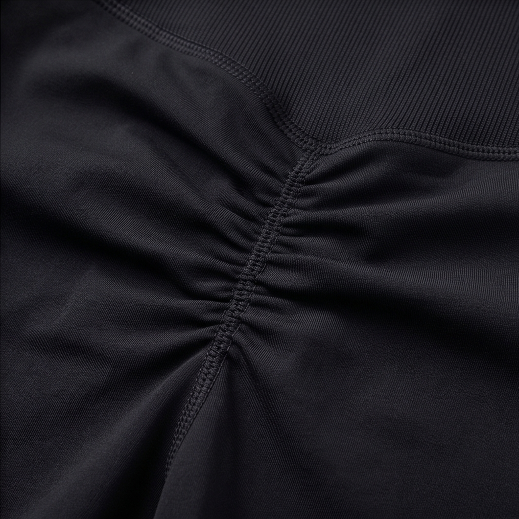 High-Waist Corset Leggings with Adjustable Cinch — View 15 | Clova