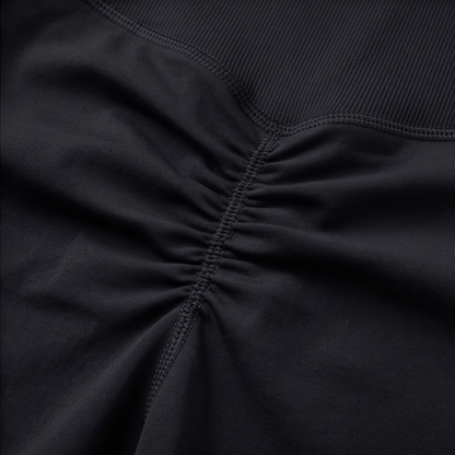 High-Waist Corset Leggings with Adjustable Cinch — View 15 | Clova