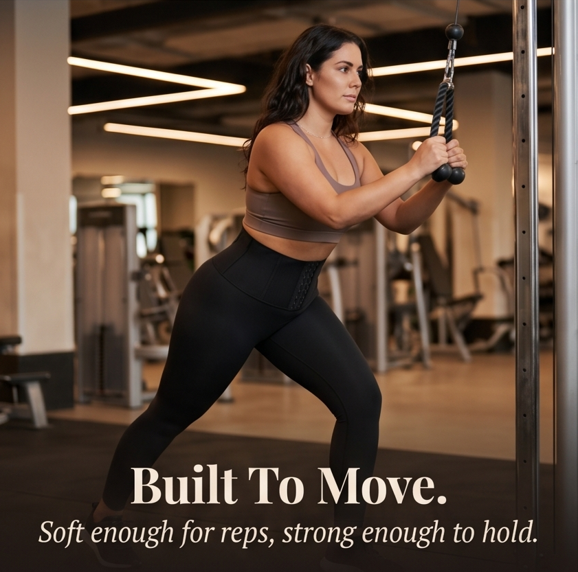 High-Waist Corset Leggings with Adjustable Cinch — View 10 | Clova