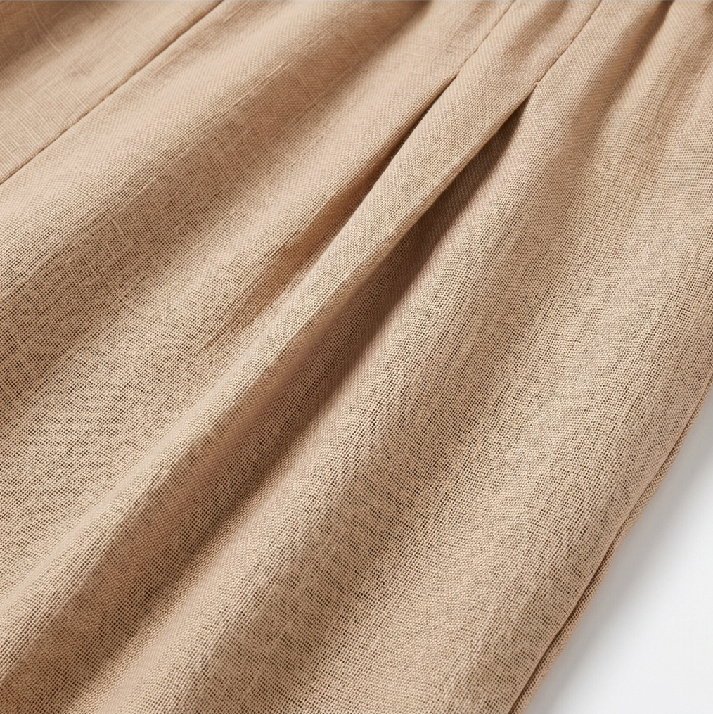 Smocked-Waist Culottes — View 14 | Clova
