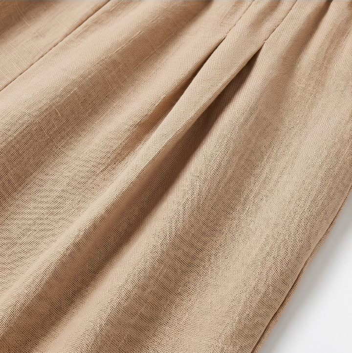 Smocked-Waist Culottes — View 14 | Clova