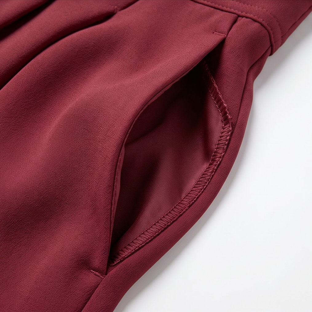 Flowy Pleated Palazzo Pants for Curvy Comfort — View 12 | Clova
