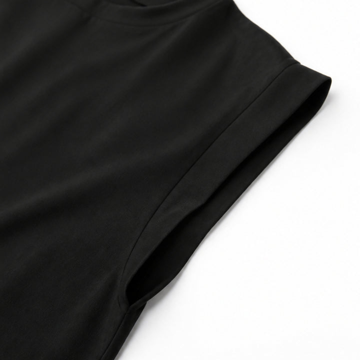 Wrinkle-Free Split-Hem Maxi Dress with Pockets