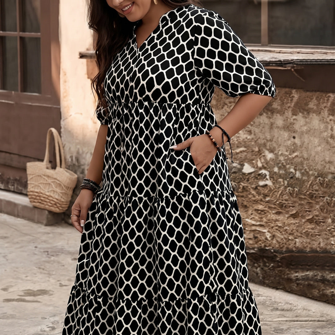 Boho Maxi Dress with Pockets