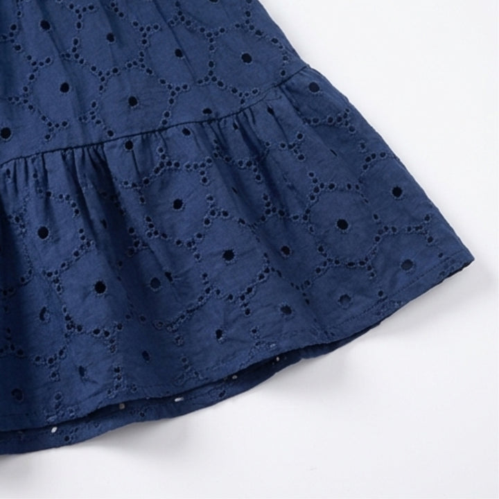 Cotton Eyelet Summer Dress