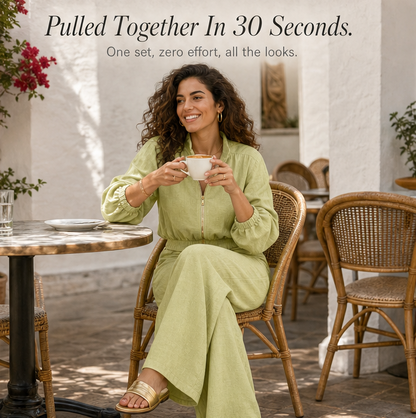 2-Piece Set with Gold Zip — View 9 | Clova
