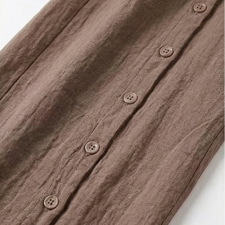Effortless Linen Blend Matching Set