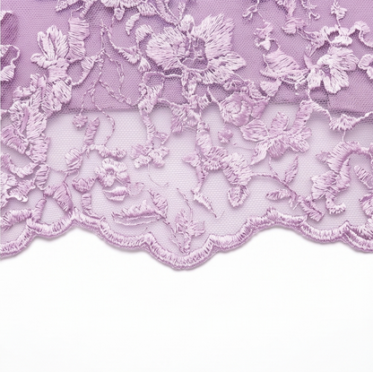 Elegant Lace and Chiffon Dress Set — View 8 | Clova