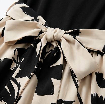 Floral Tie-Waist Maxi Dress — View 7 | Clova