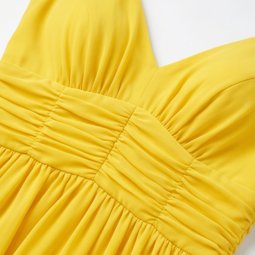Flowing V-Neck Maxi Dress — View 13 | Clova