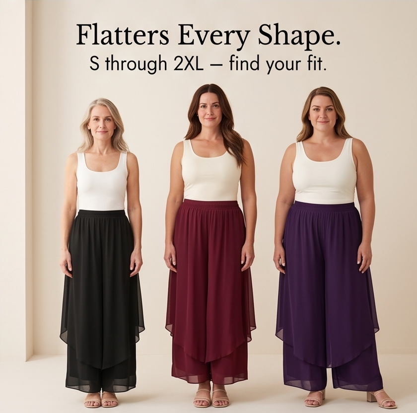 Flowy Palazzo Pants — View 8 | Clova