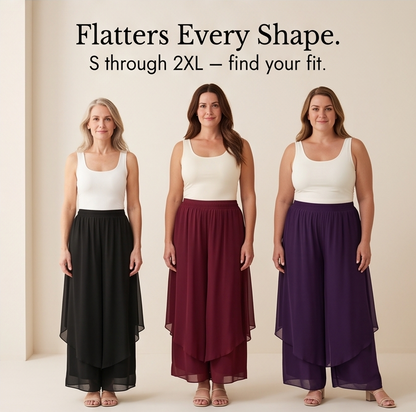 Flowy Palazzo Pants — View 8 | Clova