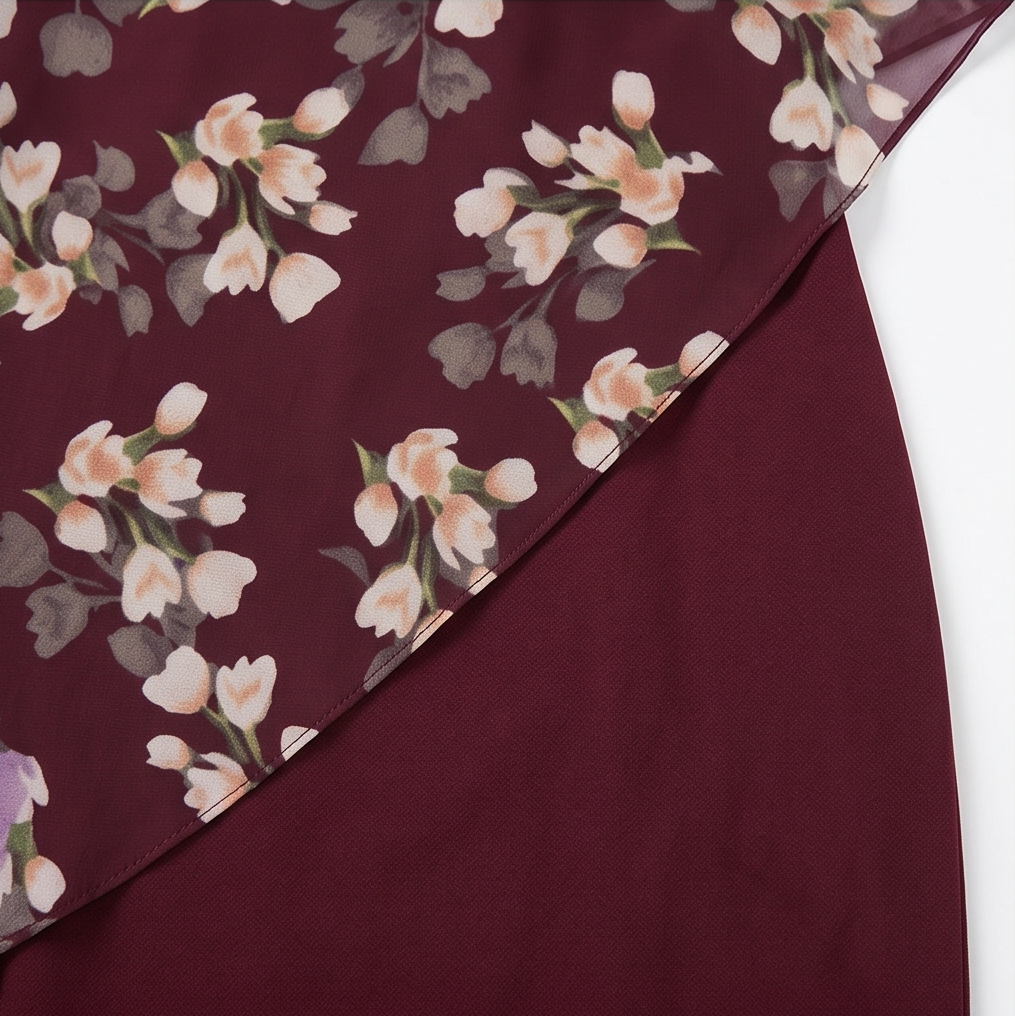 Elegant Overlay Sheath Dress — View 9 | Clova