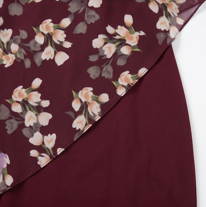 Elegant Overlay Sheath Dress — View 9 | Clova