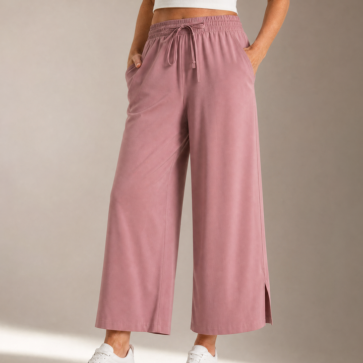 Effortless Wide-Leg Crop Pants | Clova Women&